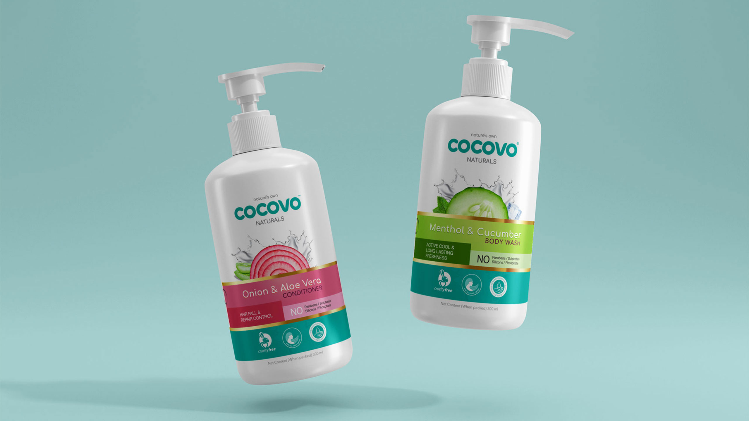 shampoo conditioner packaging design