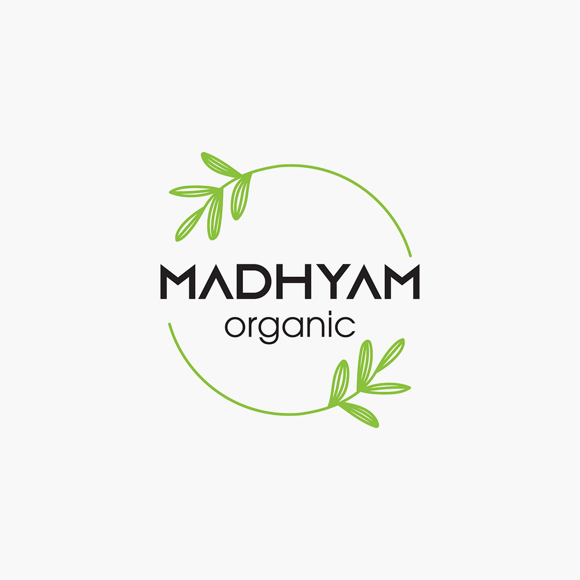 Madhyam Organic Logo design
