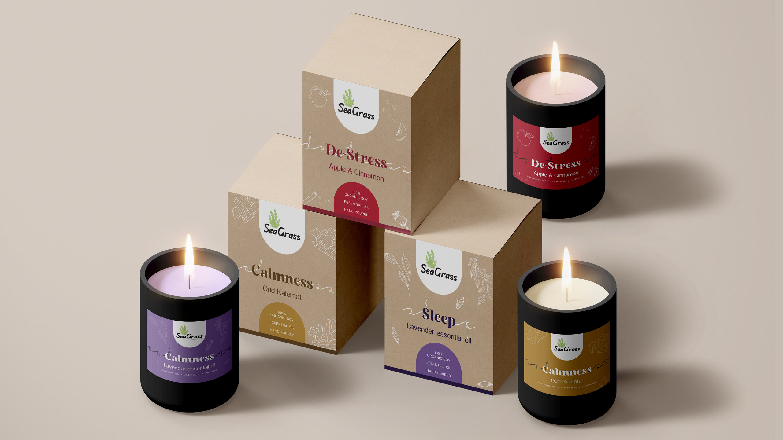 scented candle packaging