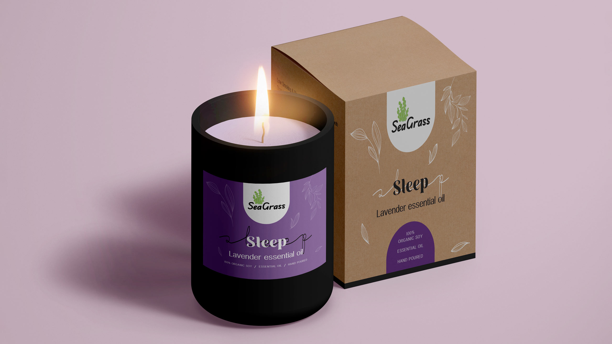 scented candle packaging 