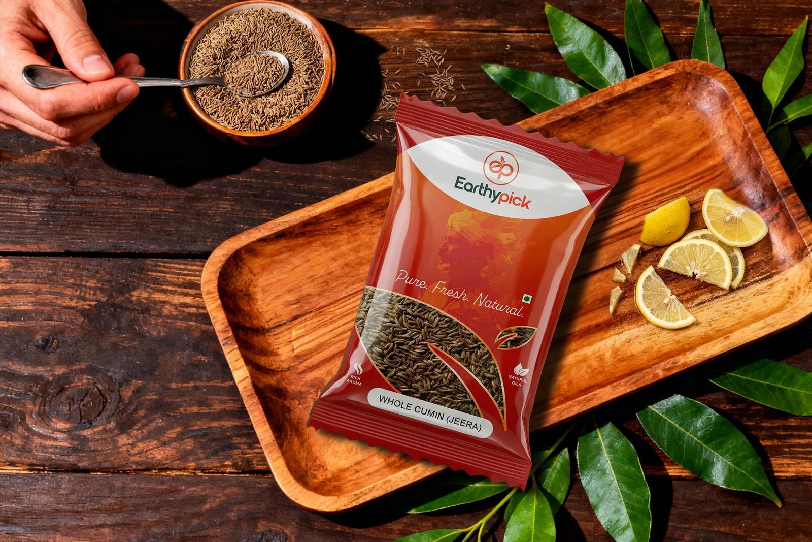 whole spices packaging design