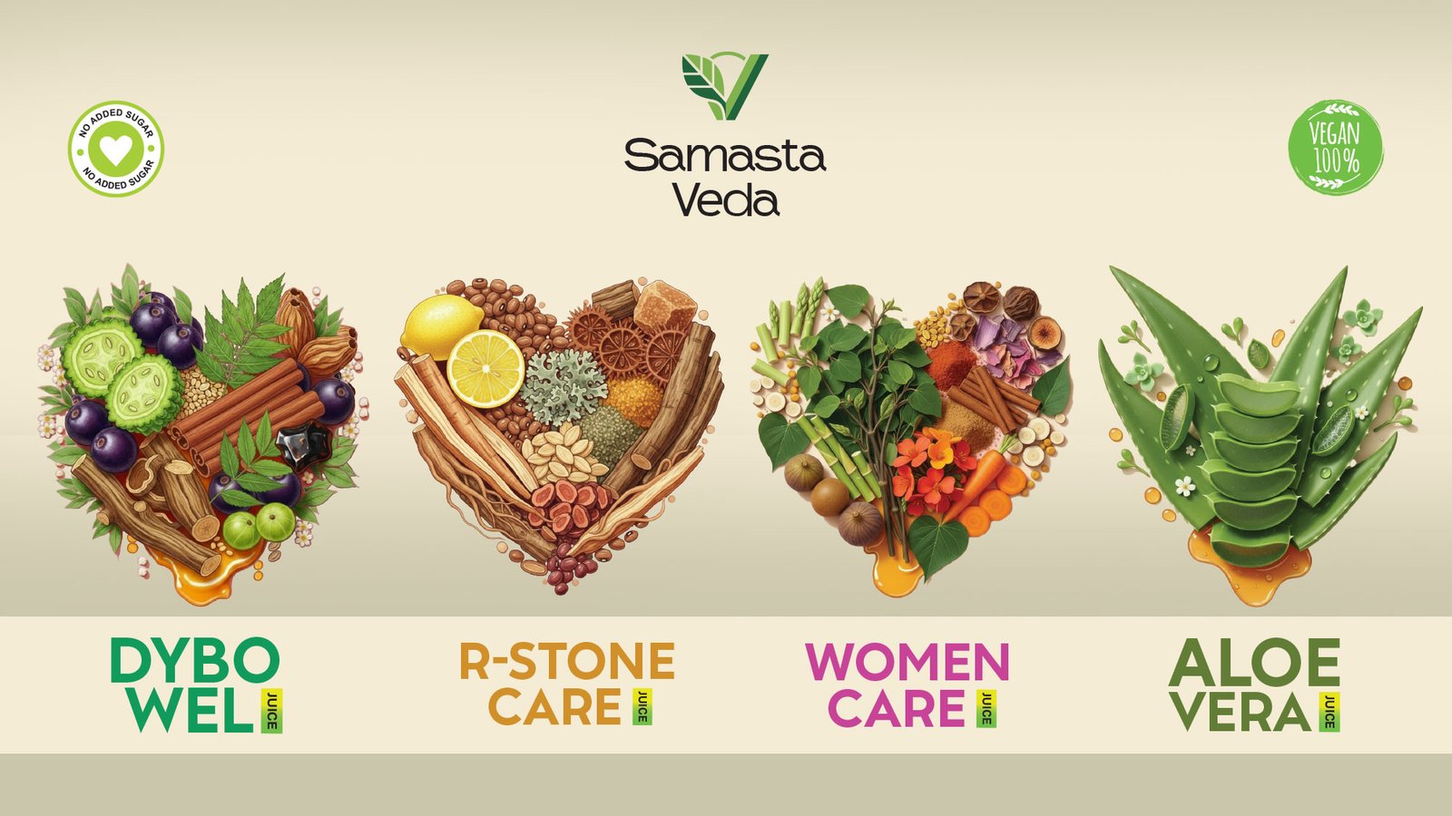 Ayurvedic wellness juices branding