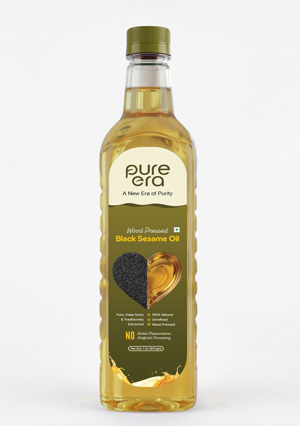 cooking oil label design