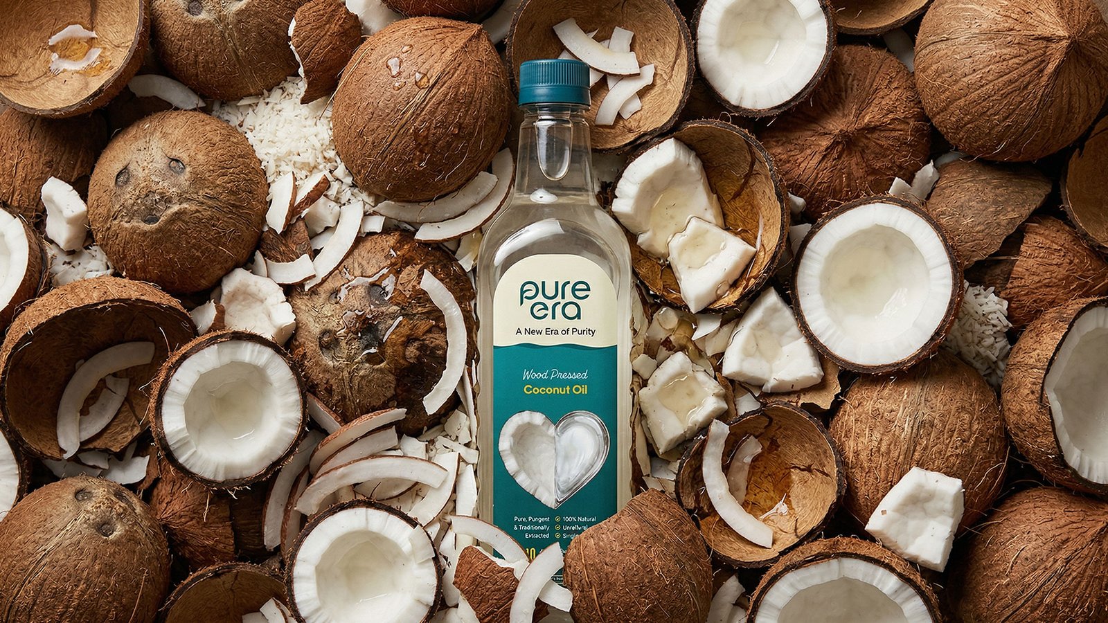 coconut oil packaging design