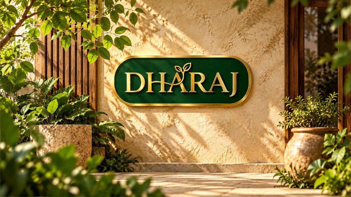 DHARAJ Logo design