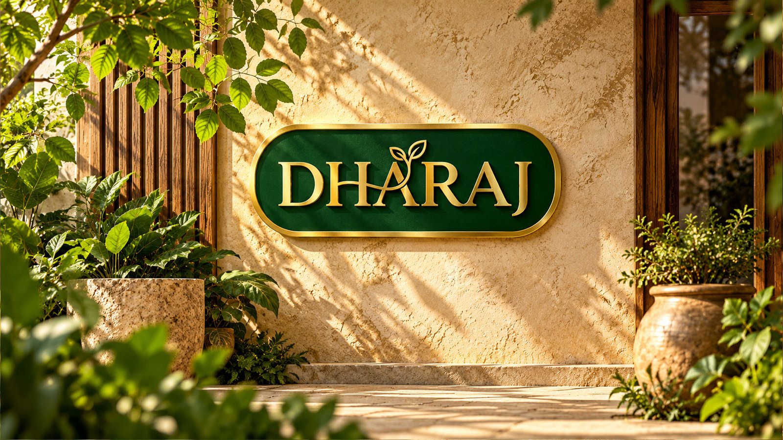 DHARAJ Logo design